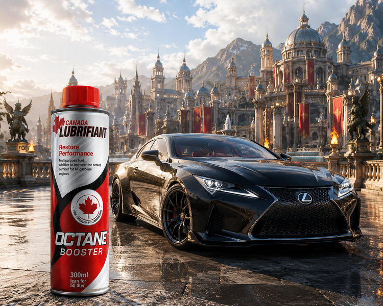 کارتن 24 عددی / اکتان بوستر کانادا لوبریفنت مدل rich octane حجم 300 میلی لیتر